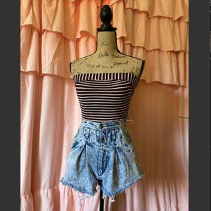 Free People striped tube top